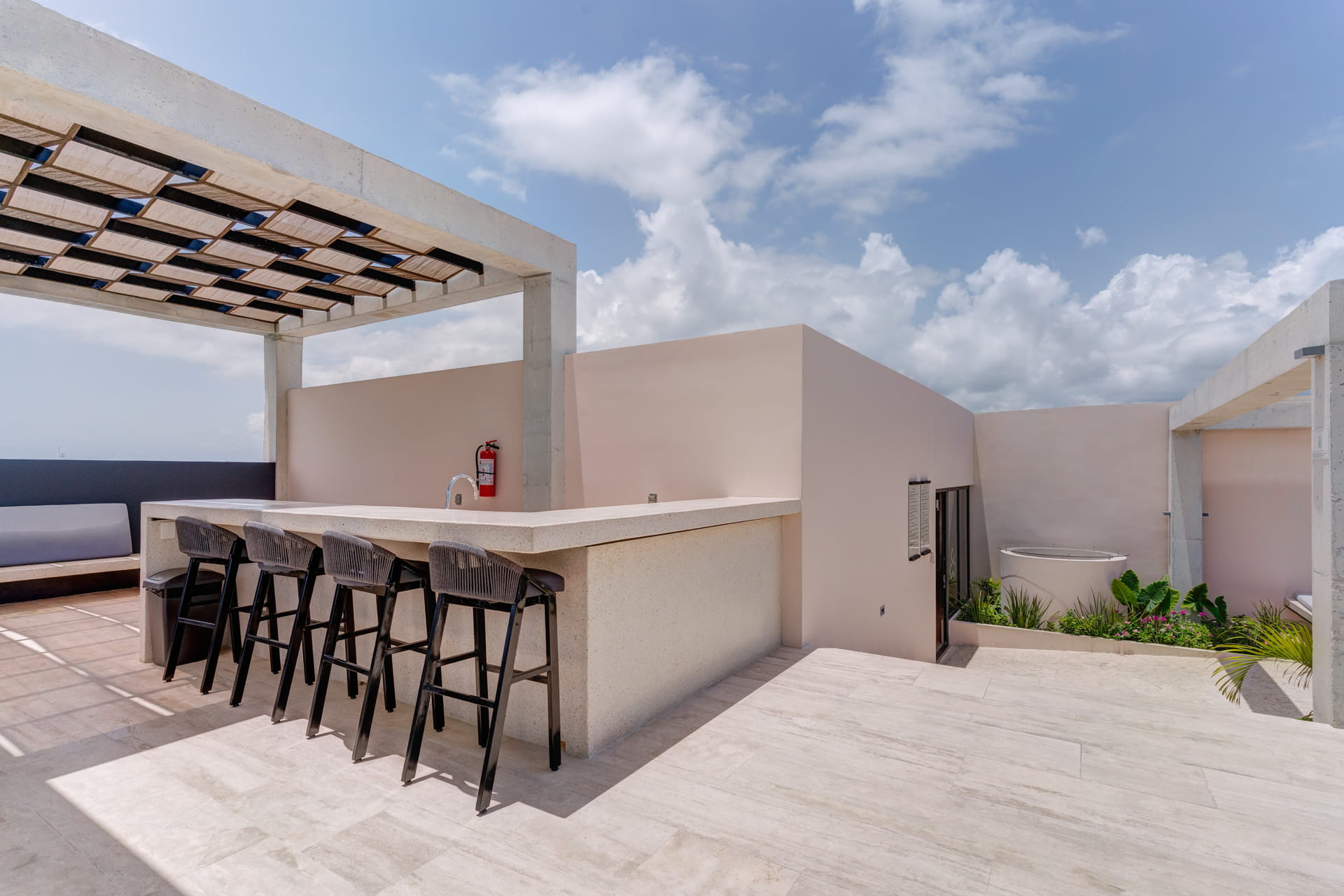 condo for sale in playa del carmen ceren two bedroom lockoff rooftop bar