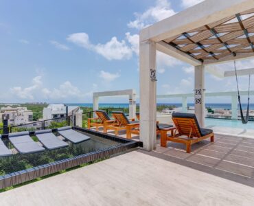 condo for sale in playa del carmen ceren two bedroom lockoff rooftop with hammocks