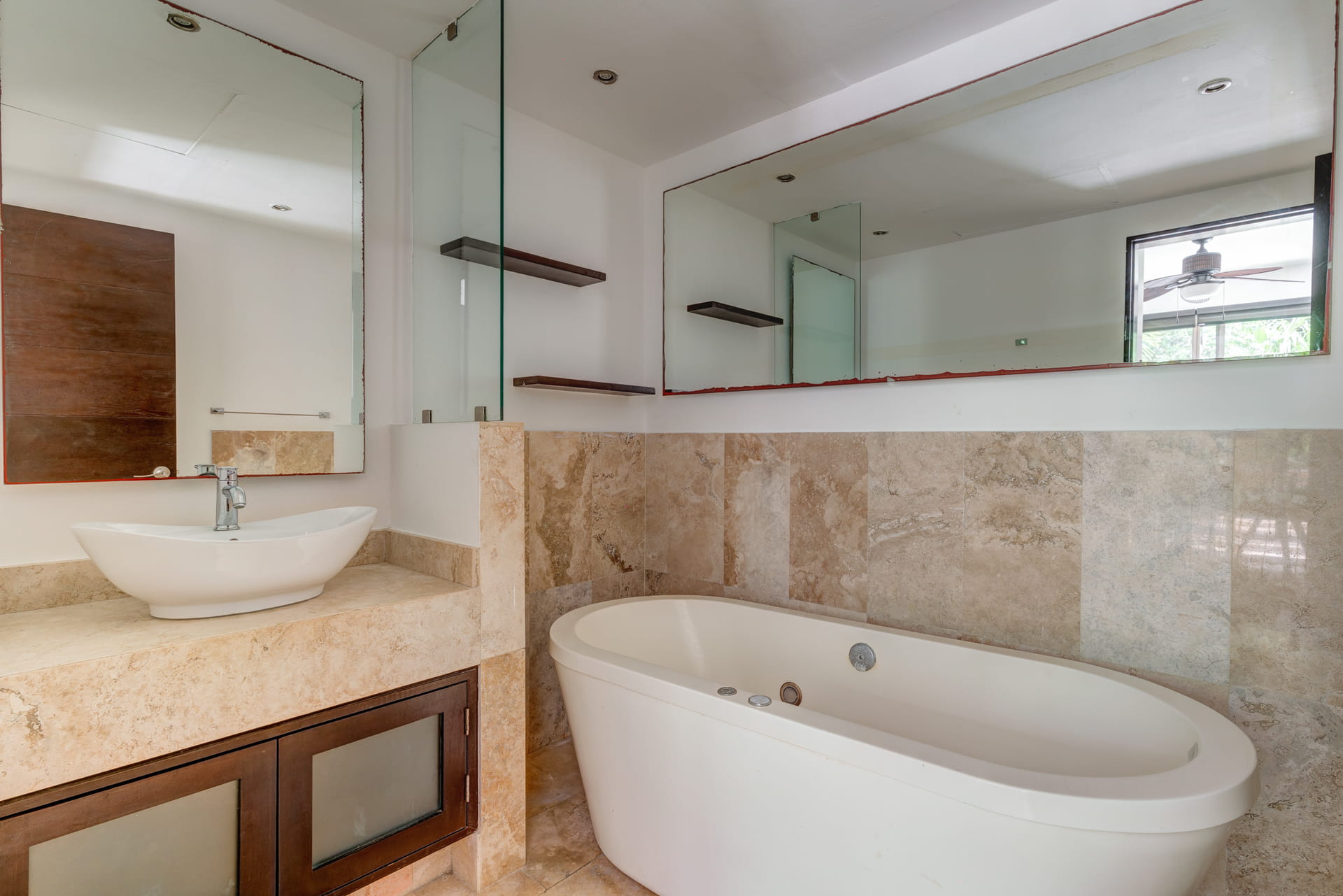 rincon del mar 3 bedroom house in playacar bathroom with bathtub