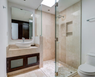 rincon del mar 3 bedroom house in playacar bathroom with shower