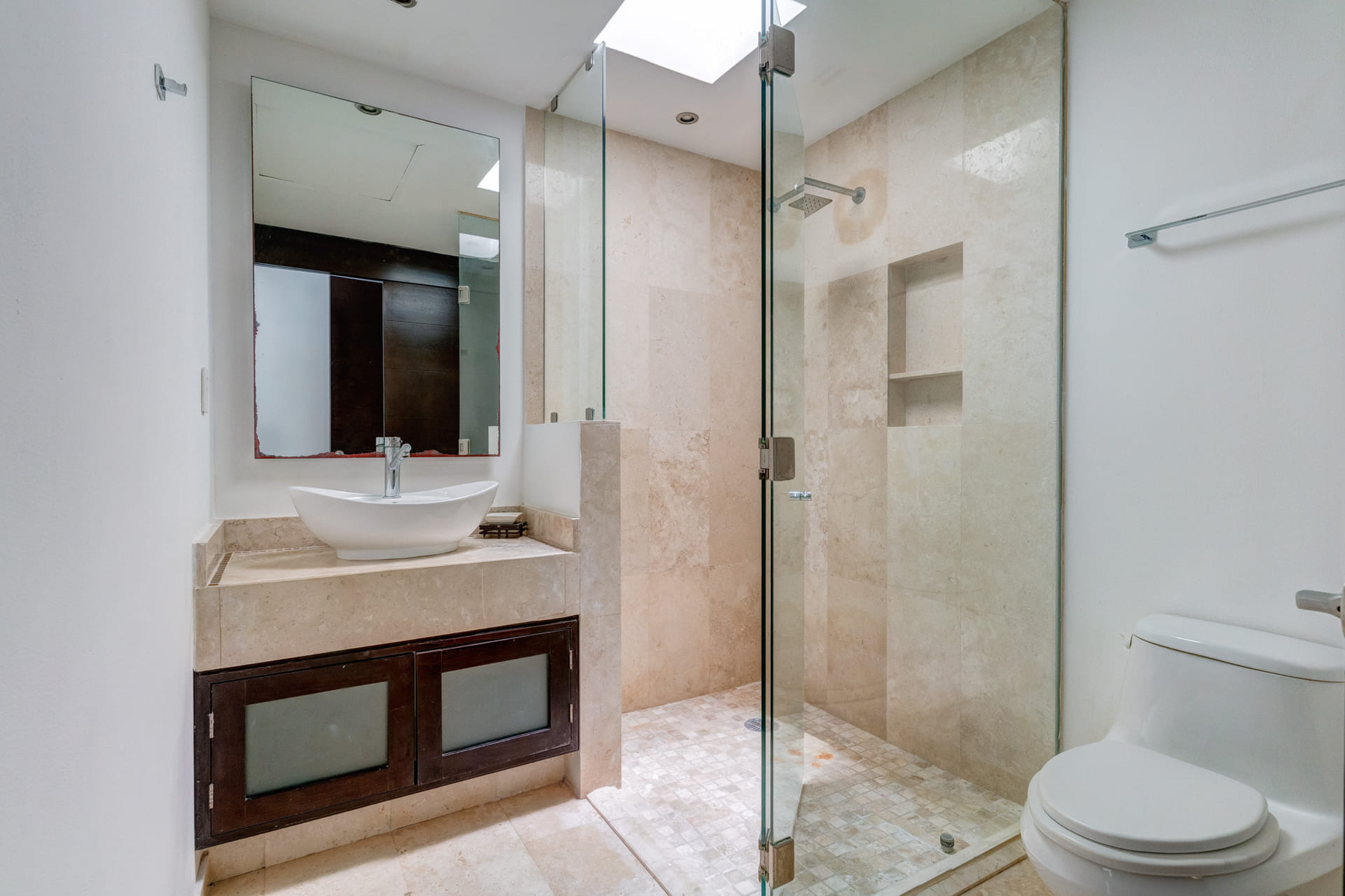 rincon del mar 3 bedroom house in playacar bathroom with shower