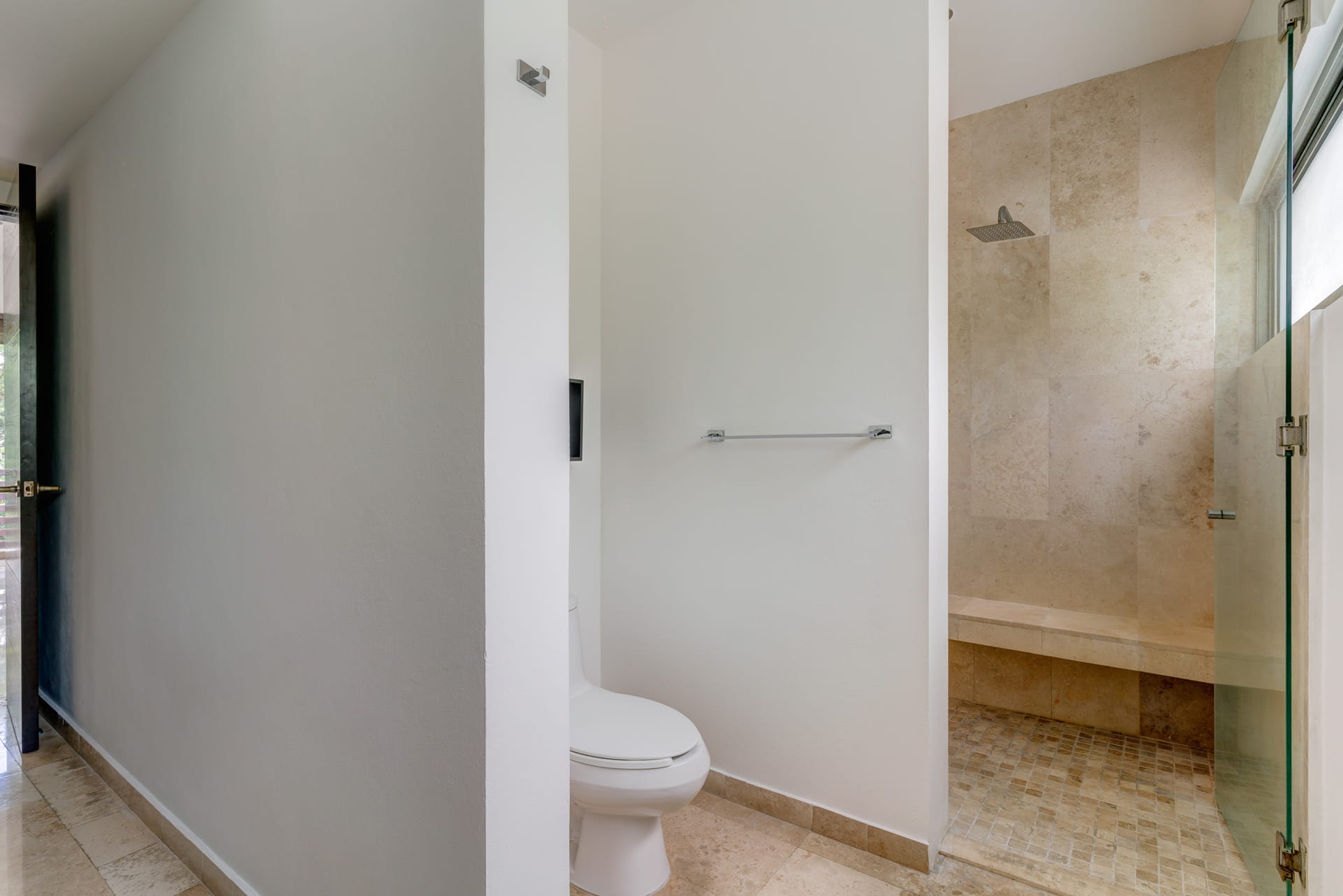 rincon del mar 3 bedroom house in playacar bathroom with toilet