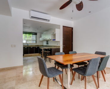 rincon del mar 3 bedroom house in playacar dining room