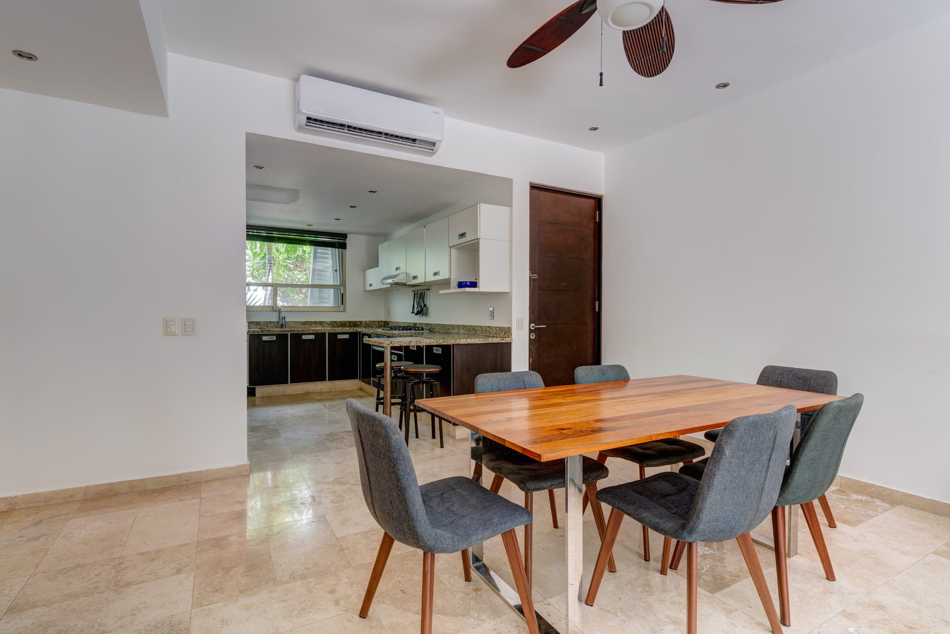 rincon del mar 3 bedroom house in playacar dining room