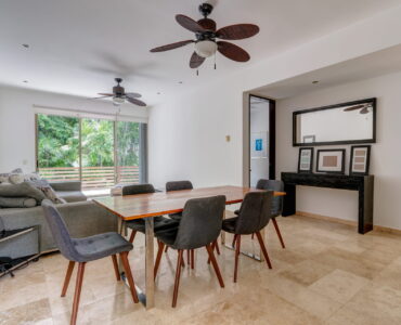 rincon del mar 3 bedroom house in playacar living room