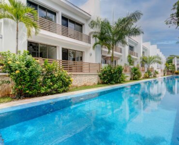 rincon del mar 3 bedroom house in playacar swimming pool