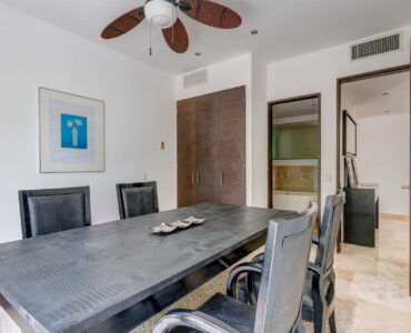 rincon del mar 3 bedroom house in playacar table with fan