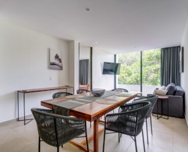 two bedroom condo riva playa del carmen dining room