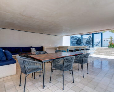 two bedroom condo riva playa del carmen lounge area