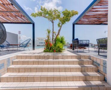 two bedroom condo riva playa del carmen rocking chairs