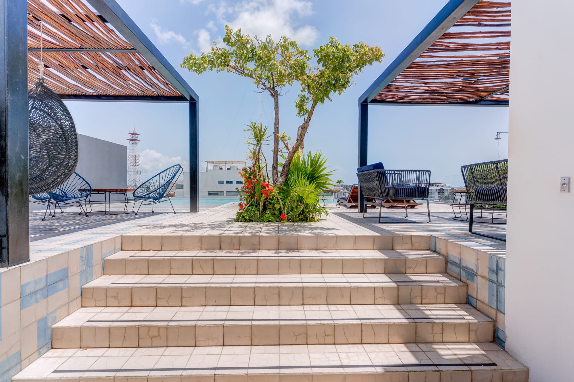two bedroom condo riva playa del carmen rocking chairs