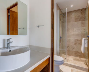 condo for sale in playa del carmen one bedroom condo ipana c208 bathroom shower