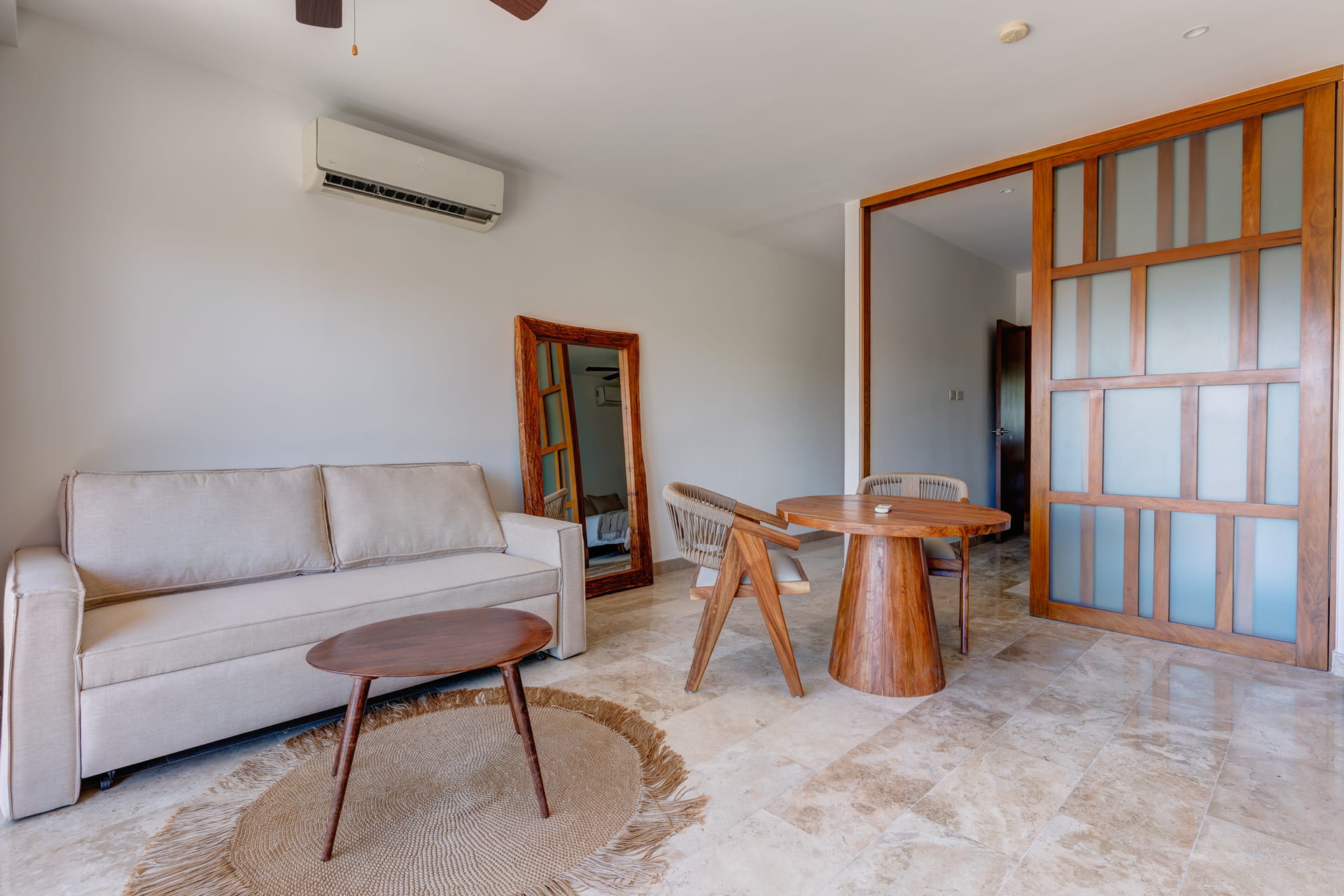 condo for sale in playa del carmen one bedroom condo ipana c208 sofa with table