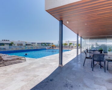 condo for sale in playa del carmen one bedroom condo ipana c208 swimming pool with lounge area