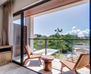 condo for sale in playa del carmen one bedroom condo ipana c208 terrace view
