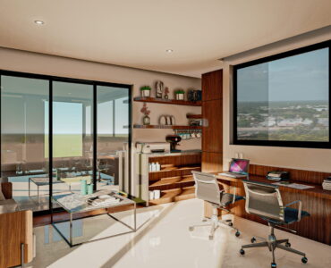condos for sale in puerto morelos central living co working area