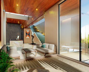 condos for sale in puerto morelos central living entrance