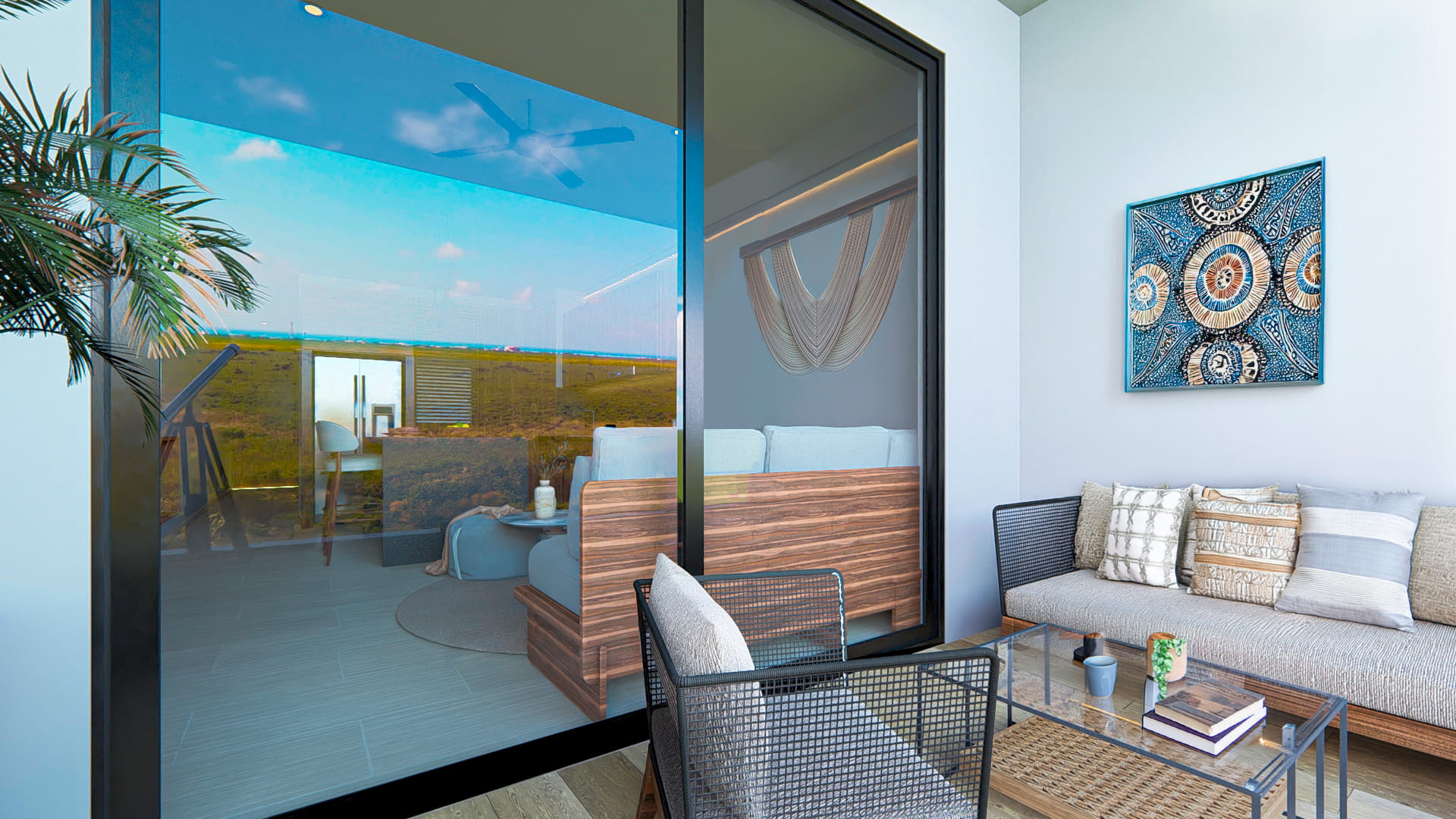 condos for sale in puerto morelos central living one bedrrom terrace