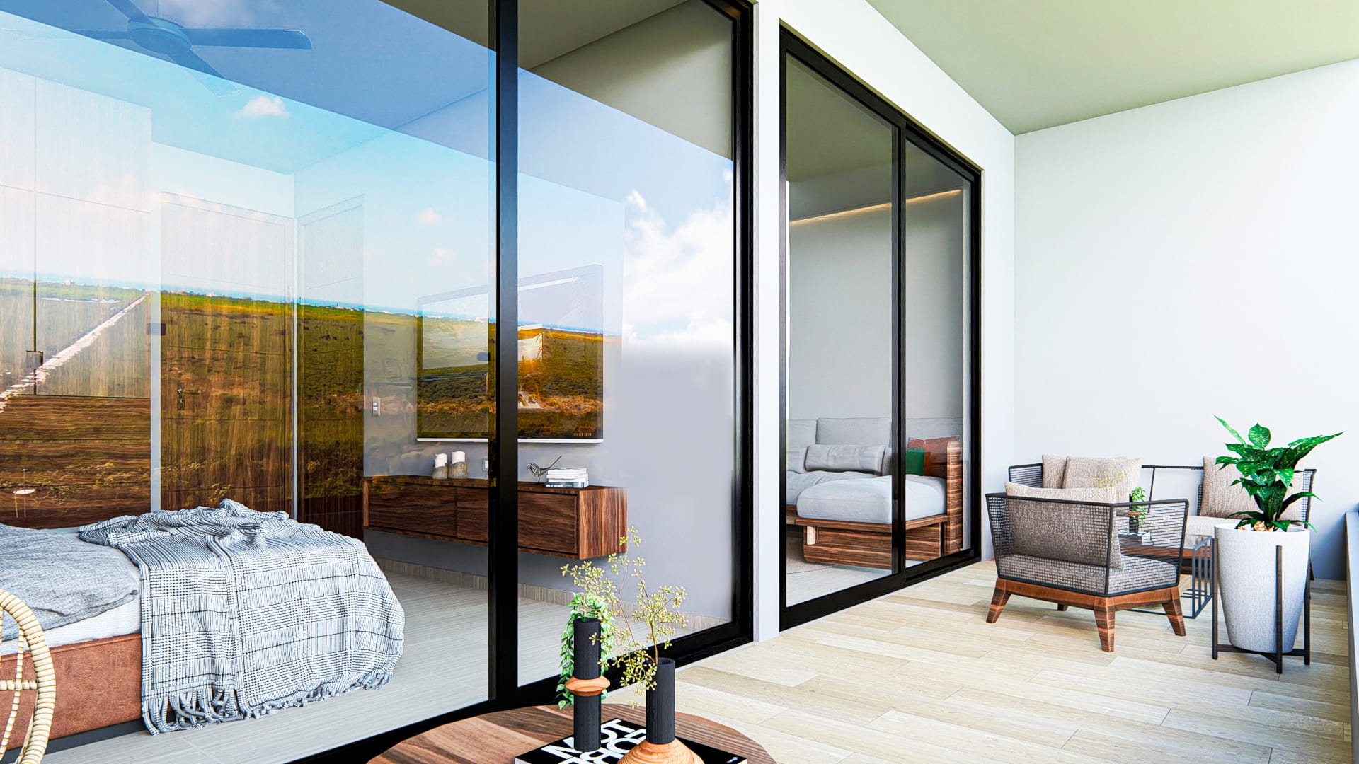 condos for sale in puerto morelos central living two bedroom terrace