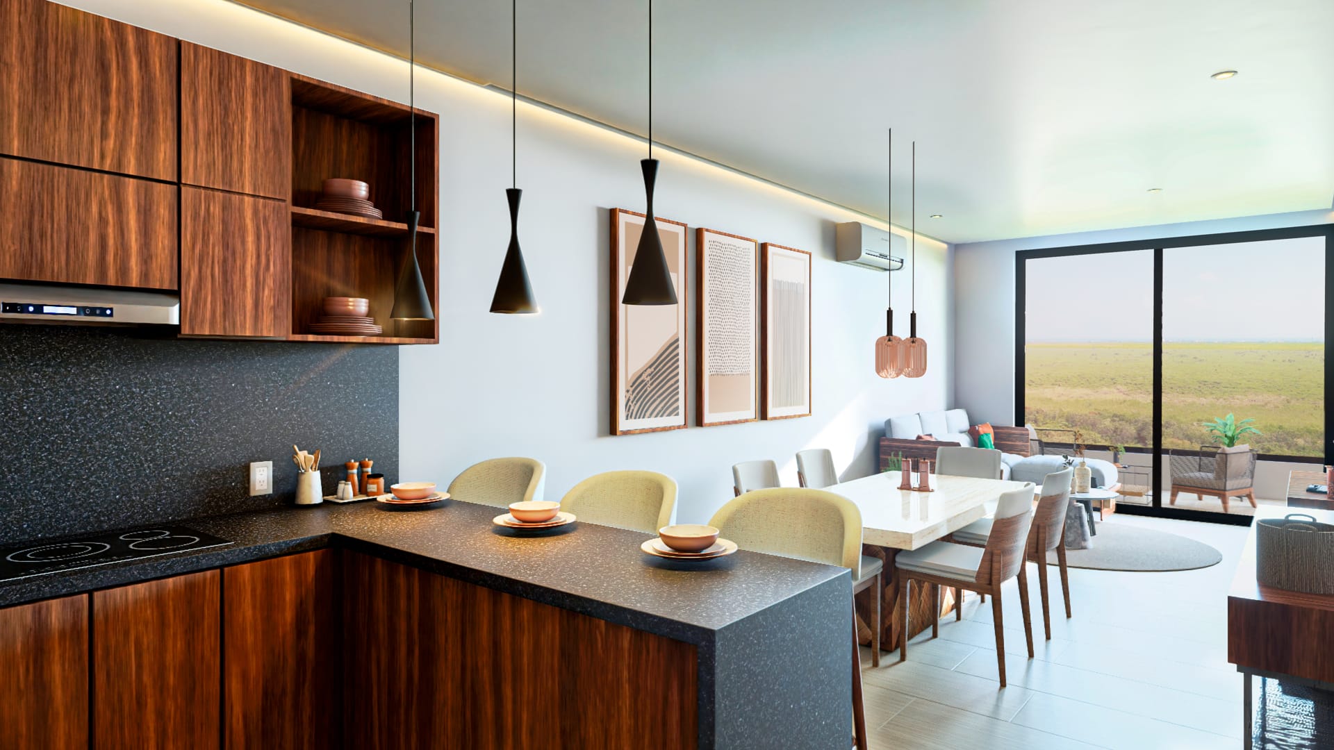 condos for sale in puerto morelos central living two dining area