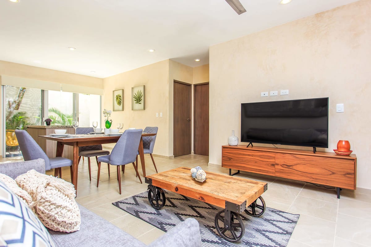 d condos for sale in tulum carmela living to dining