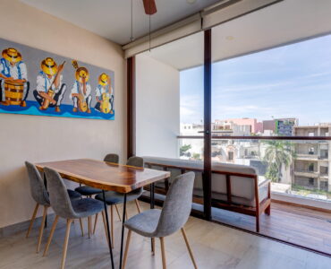 playa del carmen condos for sale 2 bedroom condo tzala dining room