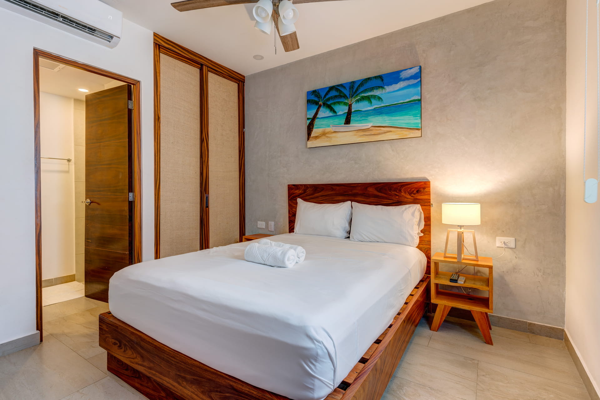 playa del carmen condos for sale 2 bedroom condo tzalam bedroom with ac and fan