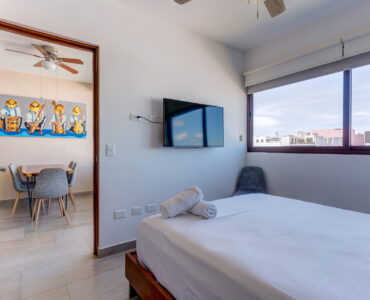 playa del carmen condos for sale 2 bedroom condo tzalam bedroom with tv and black outs