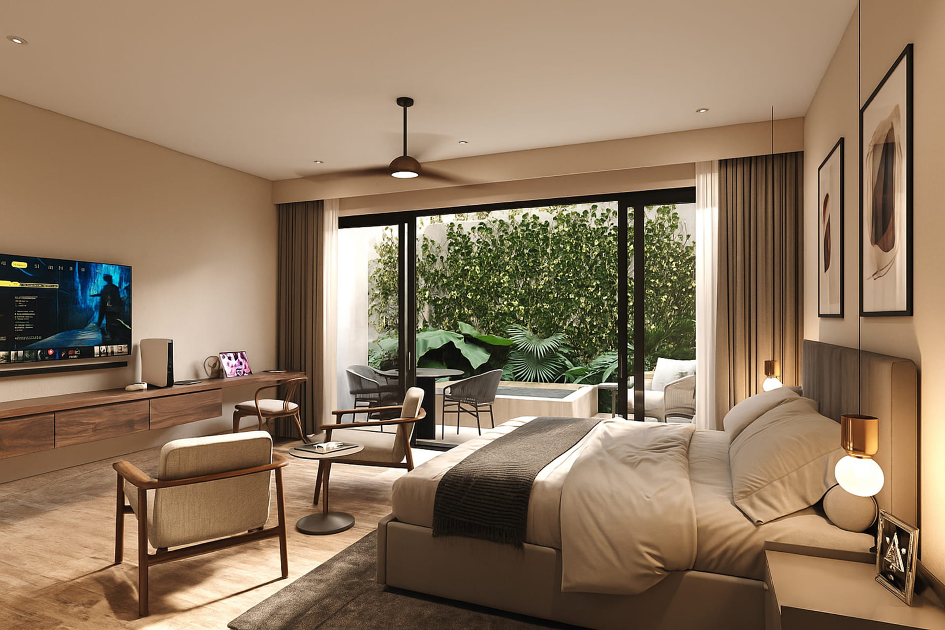 playa del carmen condos for sale sensara bedroom with plunge pool