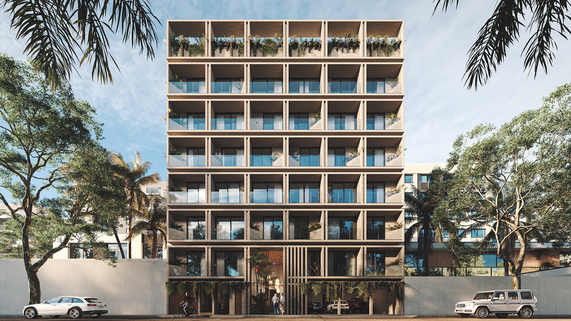 playa del carmen condos for sale sensara building facade