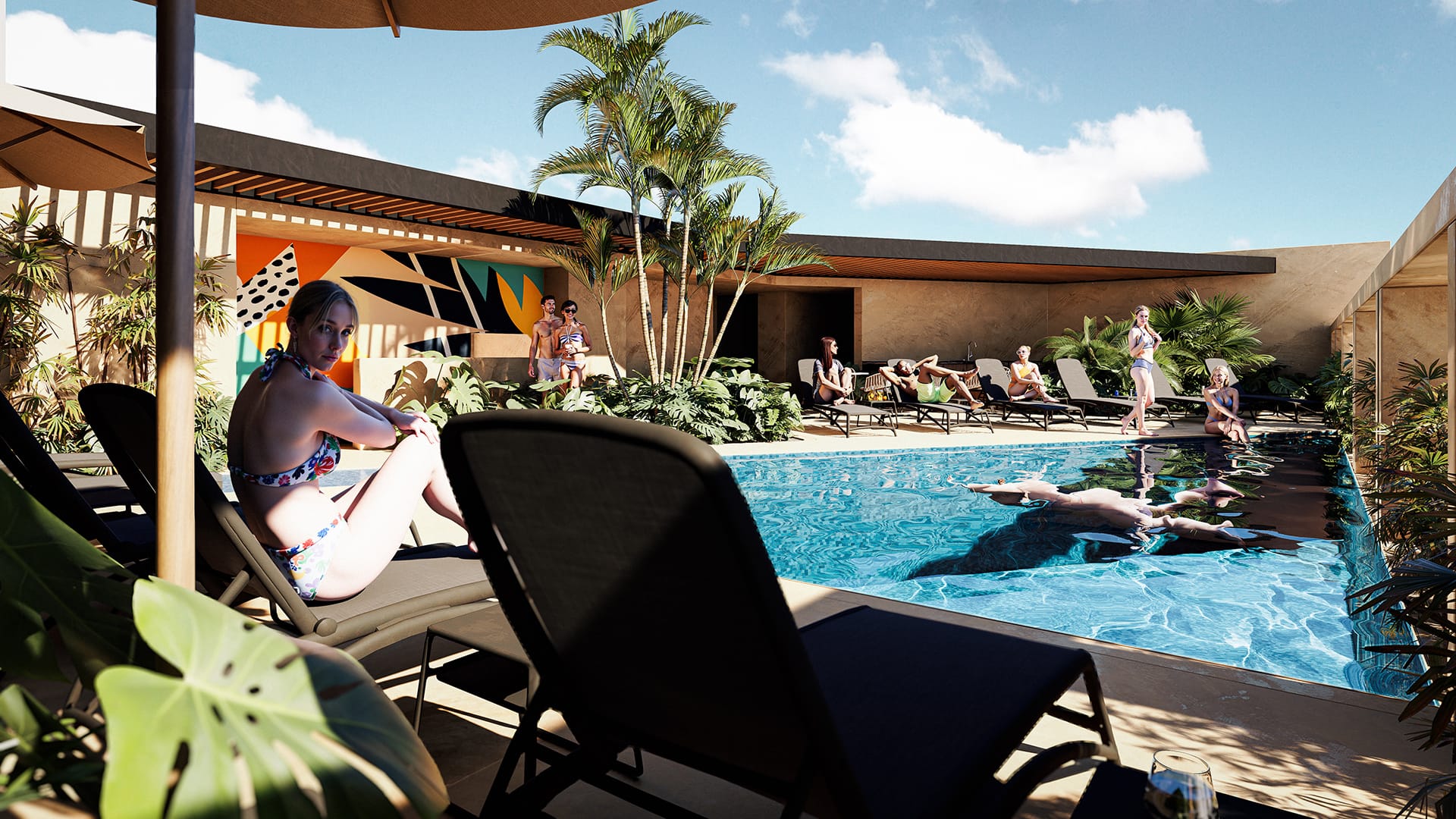 playa del carmen condos for sale sensara pool