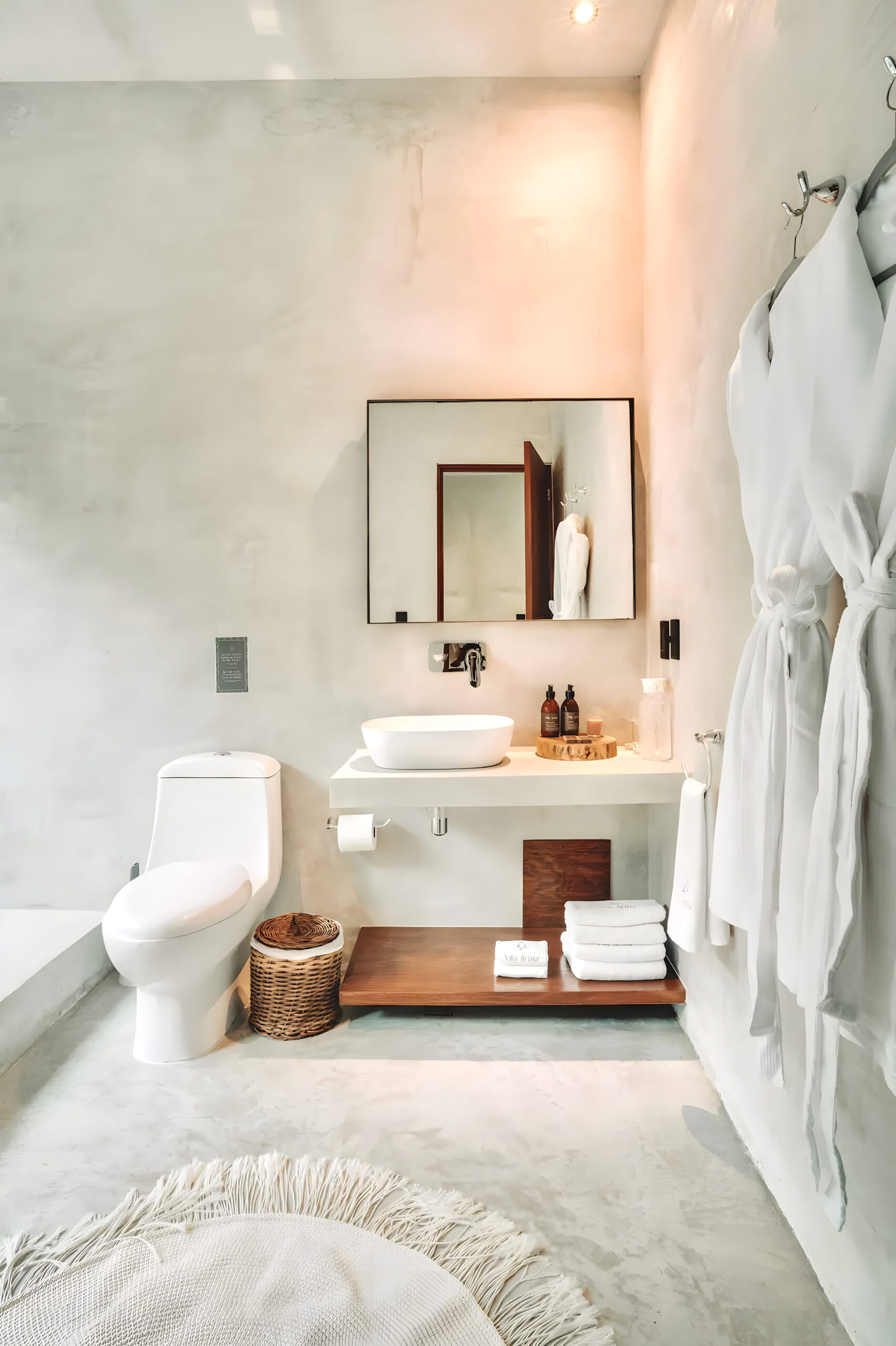 villa for sale in tulum surena bathroom