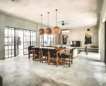 villa for sale in tulum surena kitchen bar