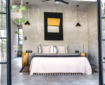villa for sale in tulum surena master bedroom
