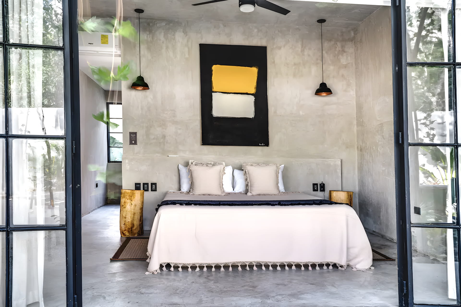 villa for sale in tulum surena master bedroom