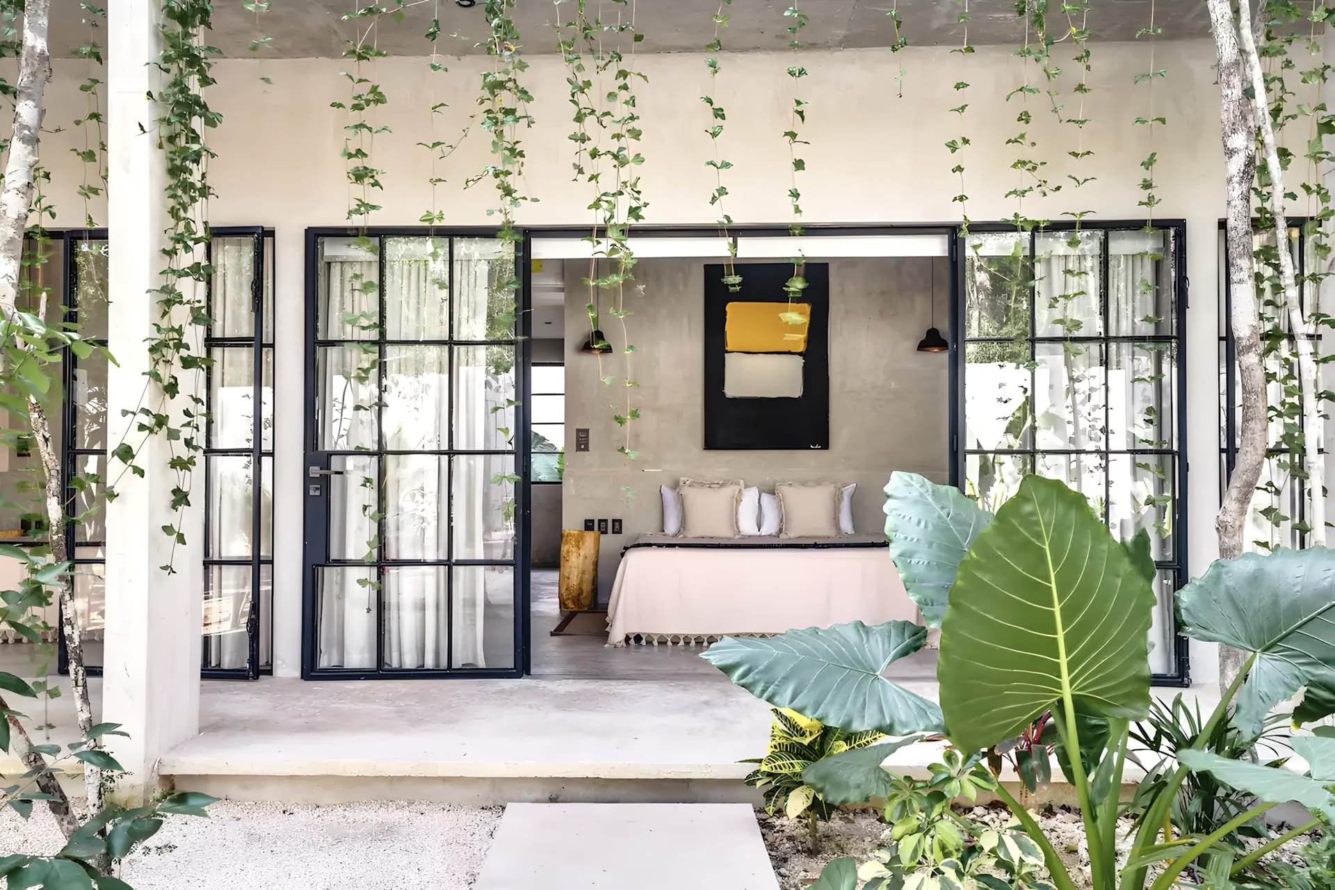 villa for sale in tulum surena open bedroom guests