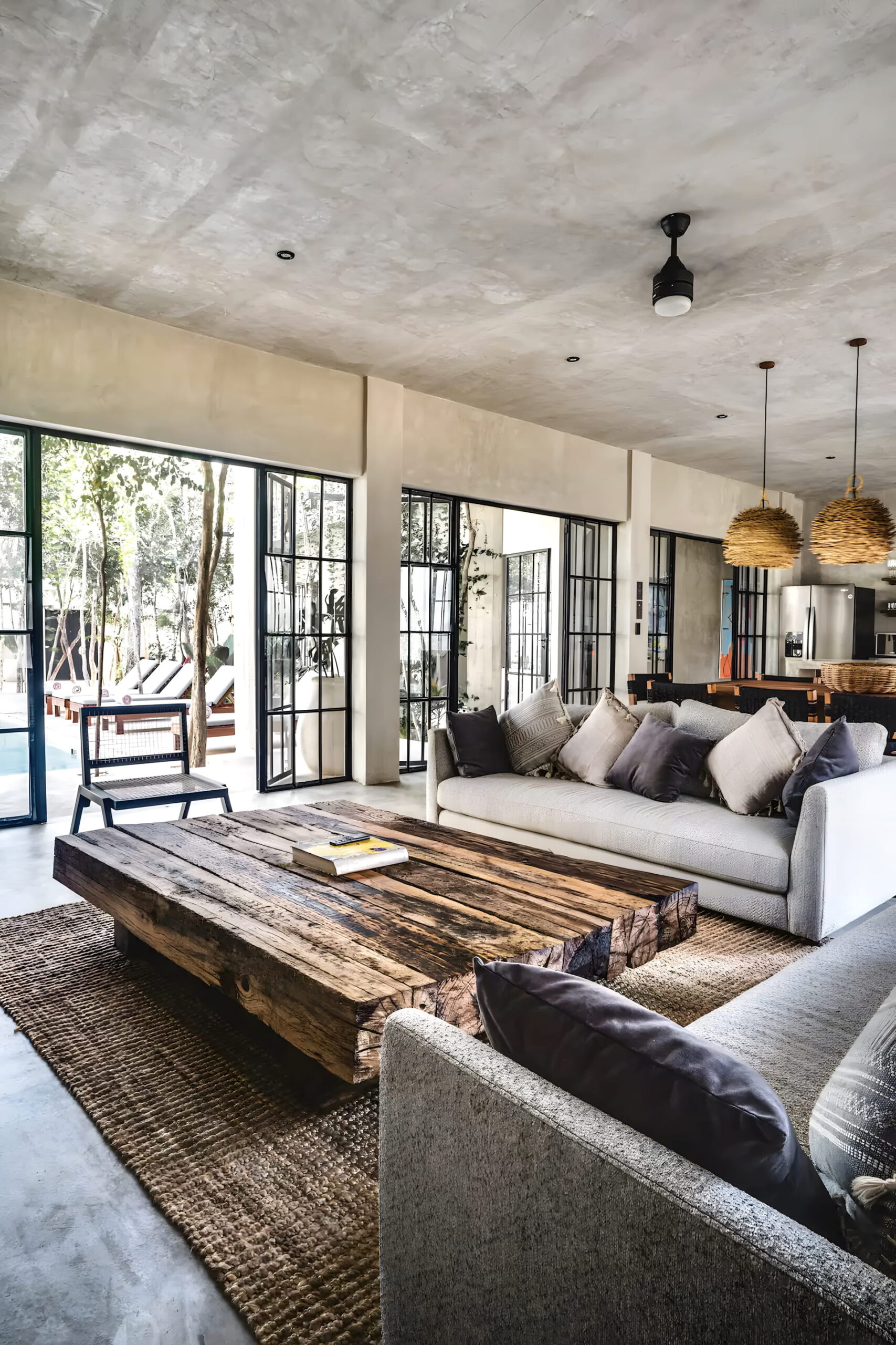 villa for sale in tulum surena social area